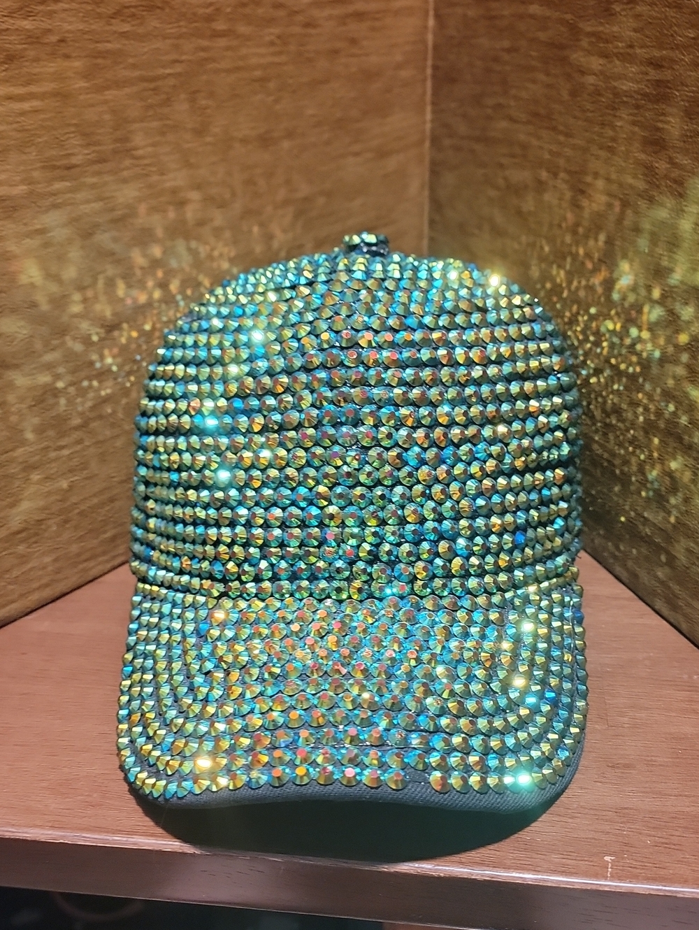 Completely Bedazzled Rhinestone Cap